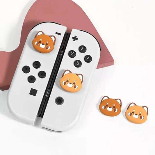 Cute Red Panda Joystick Caps for Switch