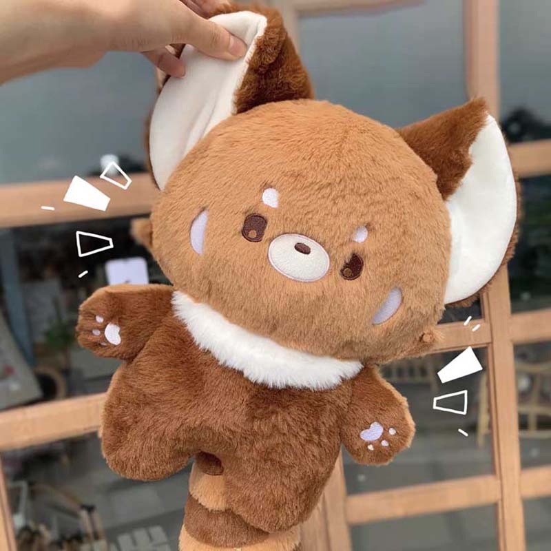 Animal Plushies: Red Panda & Fox