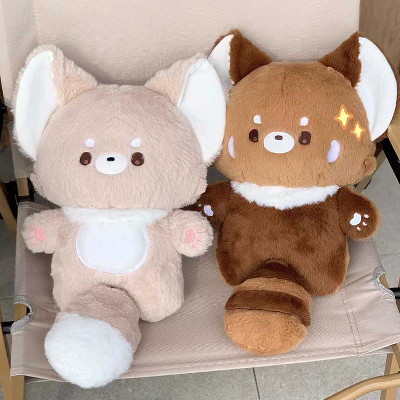 Animal Plushies: Red Panda & Fox