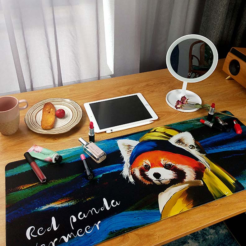 Red Panda Mouse Pad with Art