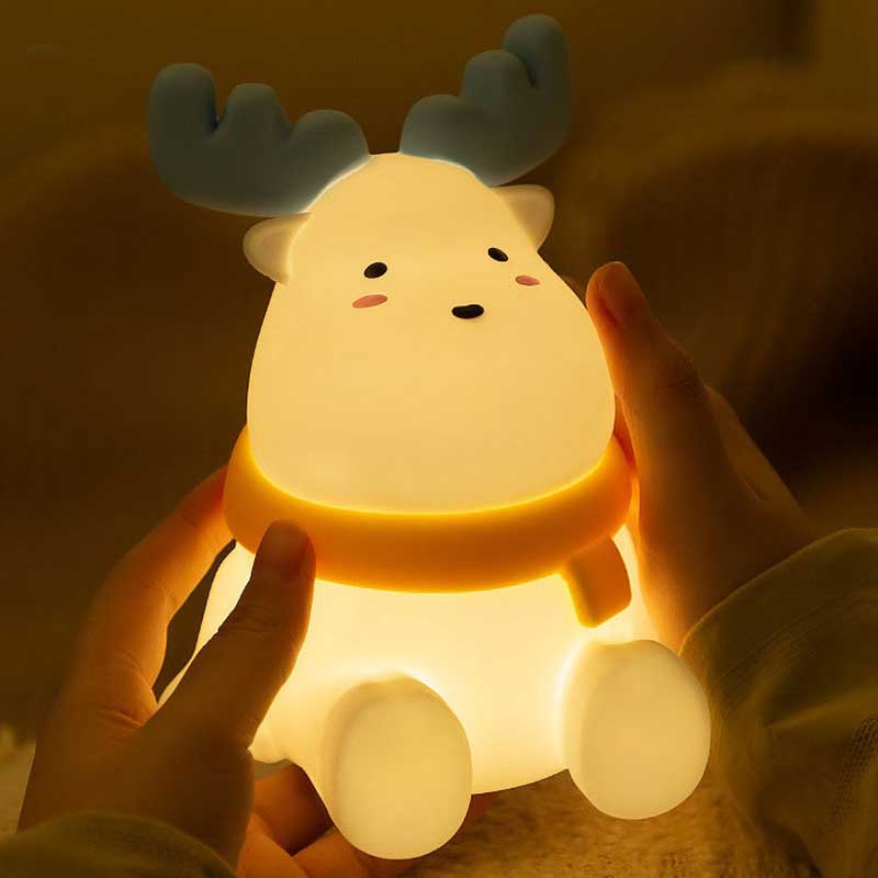 Reindeer LED Night Light: Whimsical, Customizable, Timer