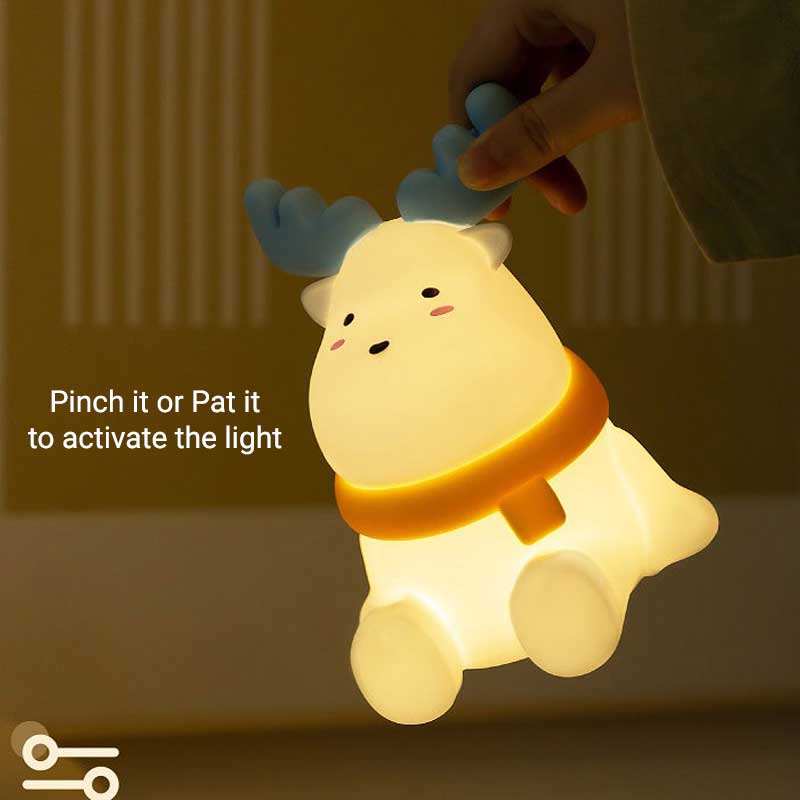 Reindeer LED Night Light: Whimsical, Customizable, Timer