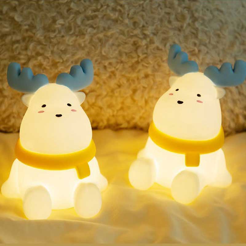 Reindeer LED Night Light: Whimsical, Customizable, Timer