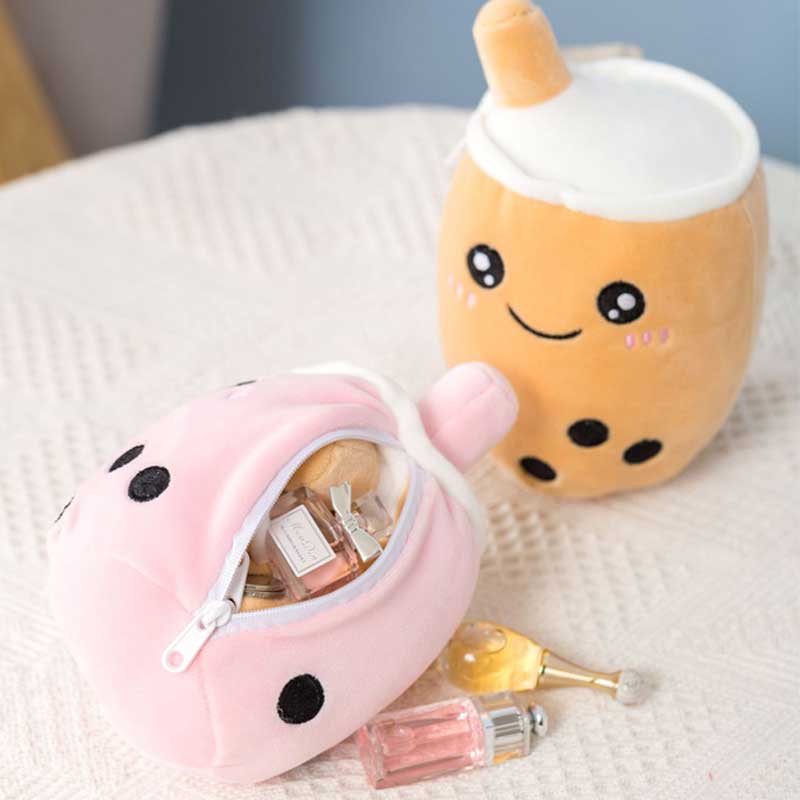 Reversible Bubble Tea Plush: Double Cuteness!