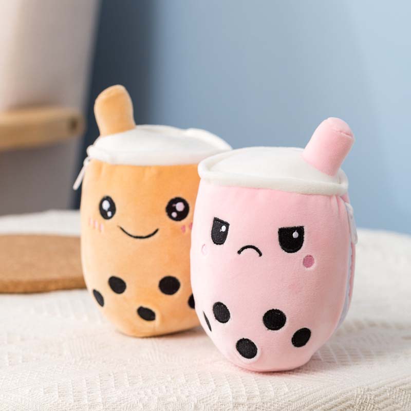 Reversible Bubble Tea Plush: Double Cuteness!
