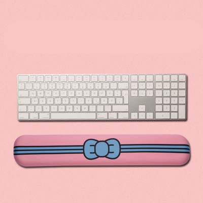 Ribbon Cute Keyboard Wrist Rest Kawaii Bow Tie Keyboard Pad Kawaii Accessories (11)