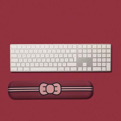 Ribbon Cute Keyboard Wrist Rest Kawaii Bow Tie Keyboard Pad Kawaii Accessories (5)