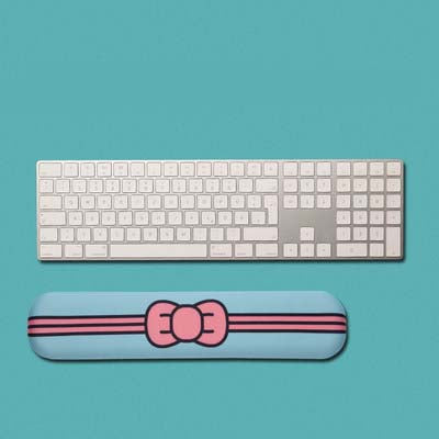 Ribbon Cute Keyboard Wrist Rest Kawaii Bow Tie Keyboard Pad Kawaii Accessories (6)