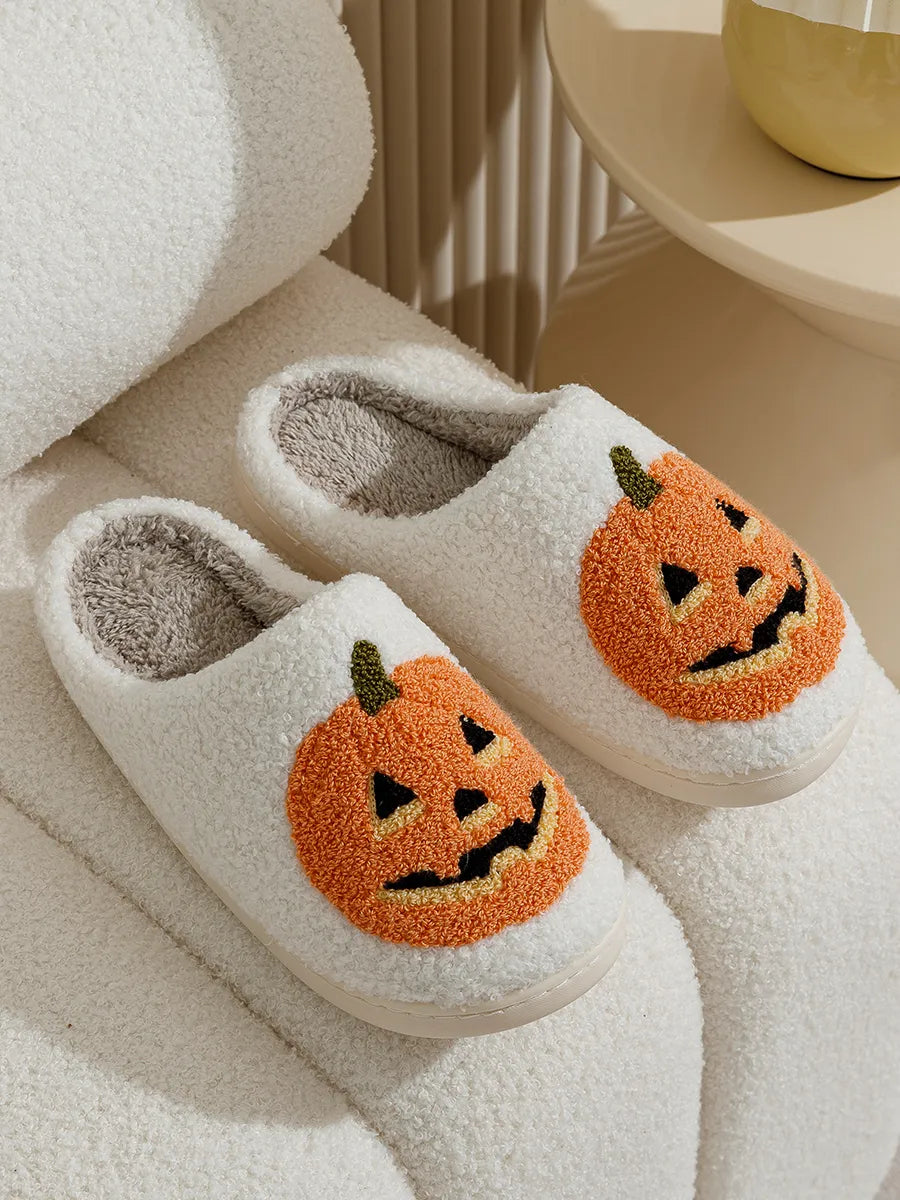 Jack-o'-Slippers for Comfy Halloween