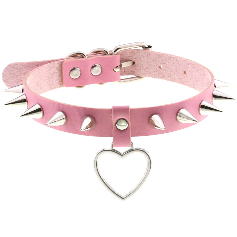 Light pink choker with various options