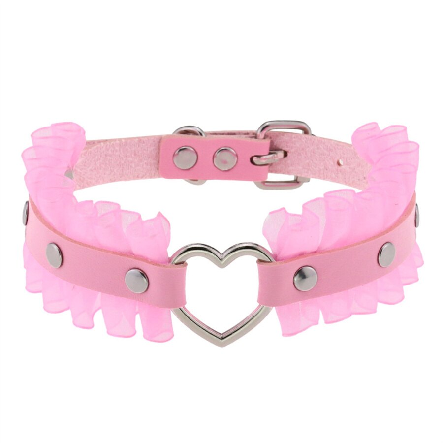 Heart-Stopping Harajuku PU Leather Choker