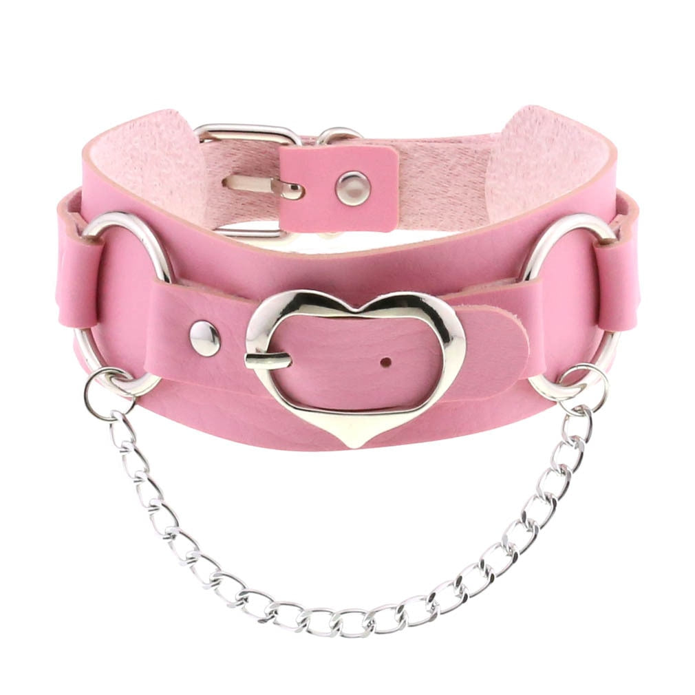 Light pink choker with various options