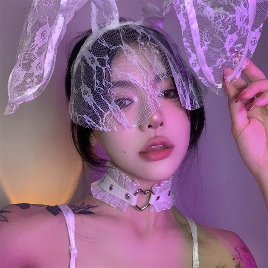 Heart-Stopping Harajuku PU Leather Choker
