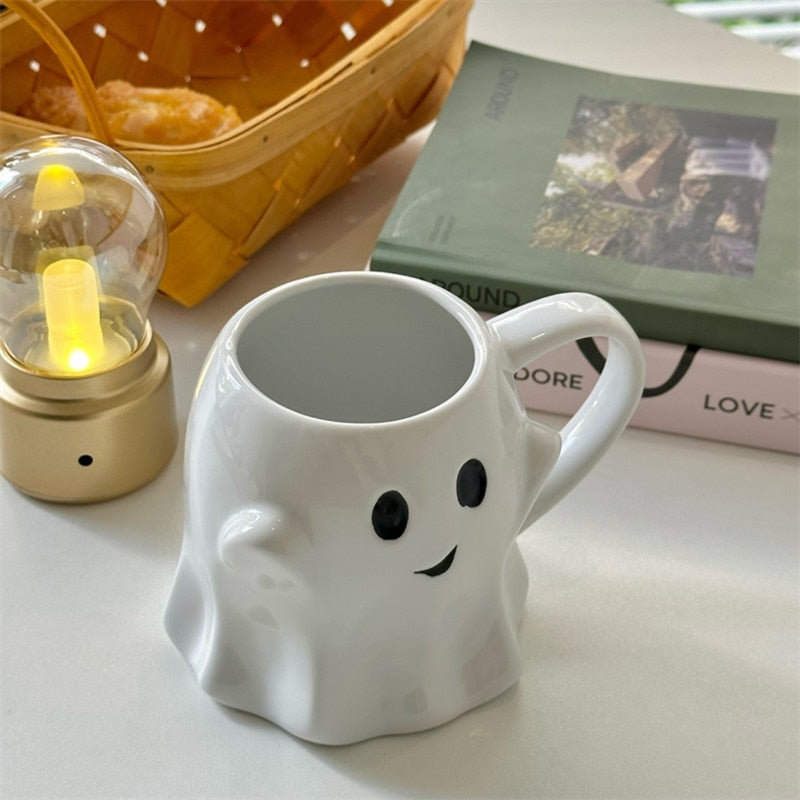 Cute Ghost Ceramic Mug for Gifting