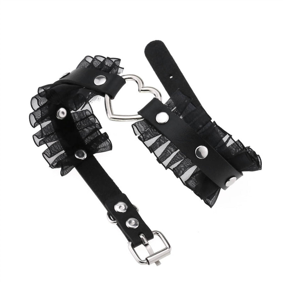 Heart-Stopping Harajuku PU Leather Choker