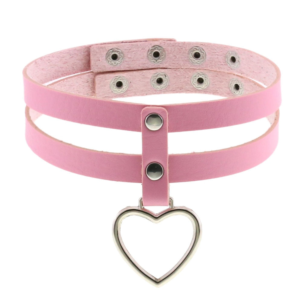 Light pink choker with various options
