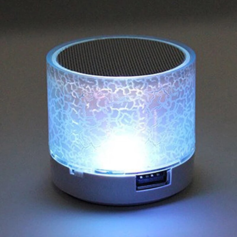 Crack LED Bluetooth Speaker - Portable, Colorful