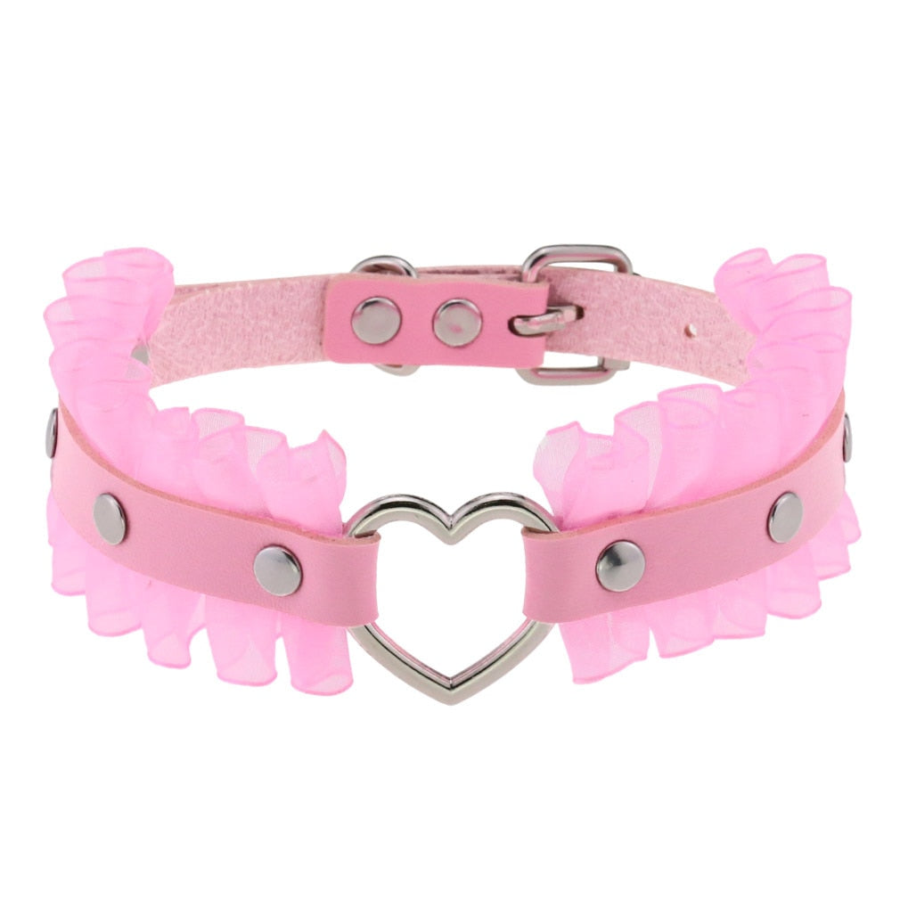 Light pink choker with various options