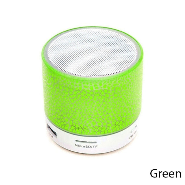 Crack LED Bluetooth Speaker - Portable, Colorful