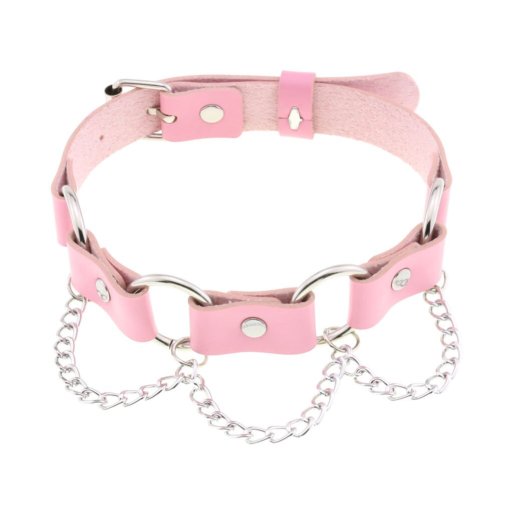 Light pink choker with various options