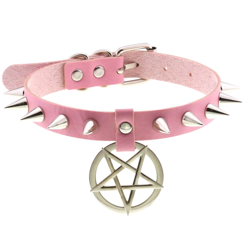 Light pink choker with various options