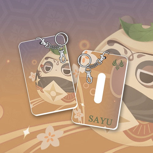 SAYU Genshin Impact Badge Holder Genshin Student ID Holders Keychain Genshin Gifts