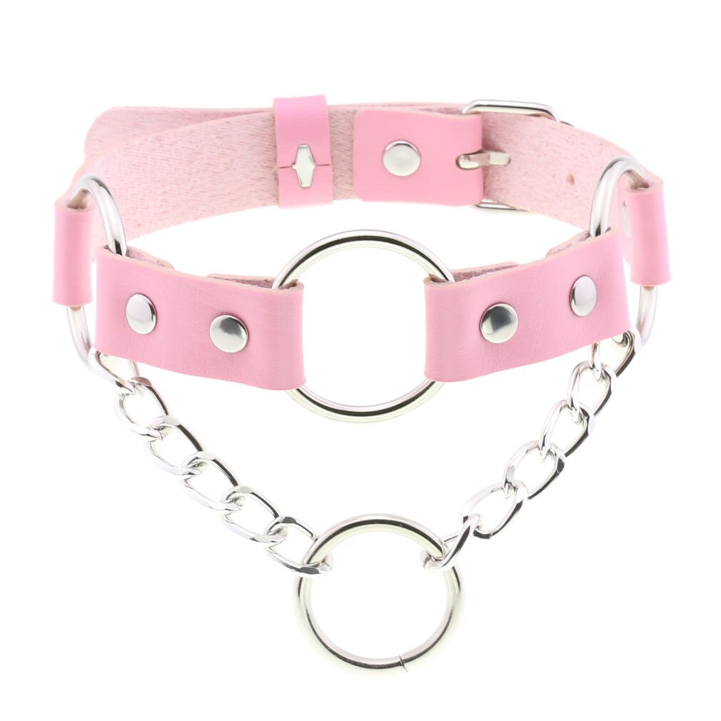 Light pink choker with various options