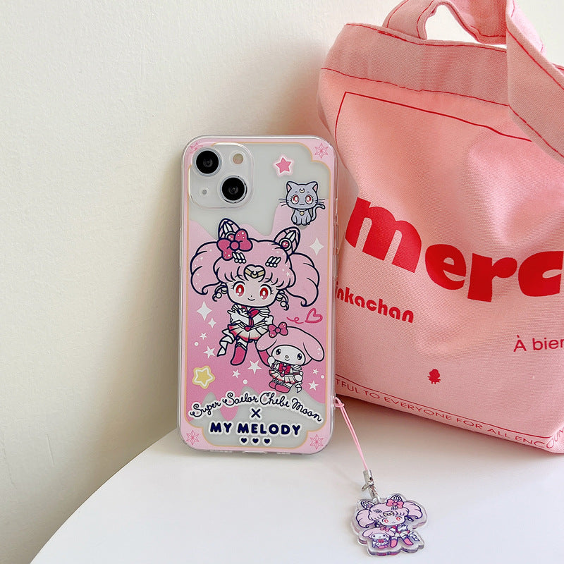 Sailor Moon x Sanrio Phone Cases Kawaii Anime iPhone Case Cover (2)