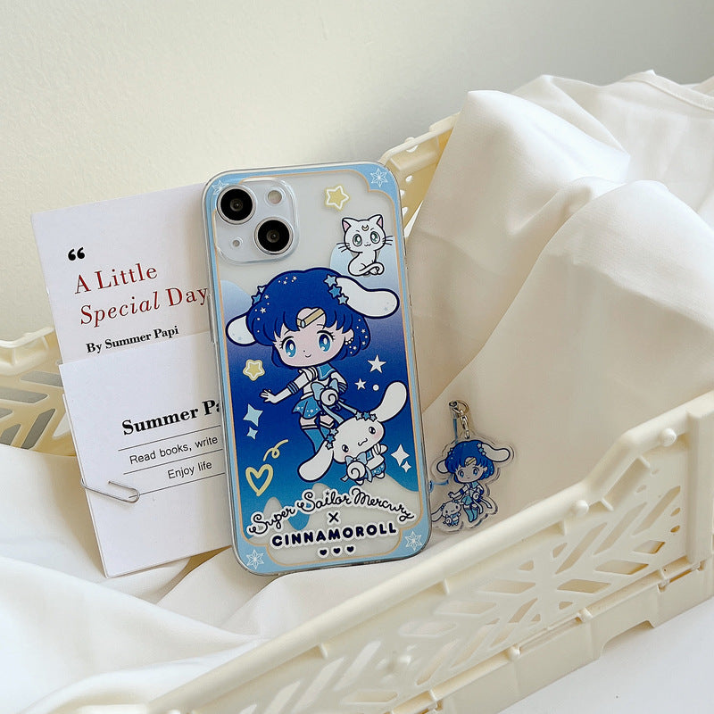 Sailor Moon x Sanrio Phone Cases Kawaii Anime iPhone Case Cover (4)