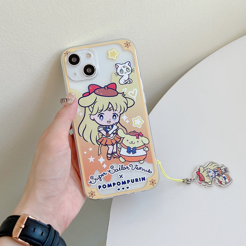 Sailor Moon x Sanrio Phone Cases Kawaii Anime iPhone Case Cover (6)