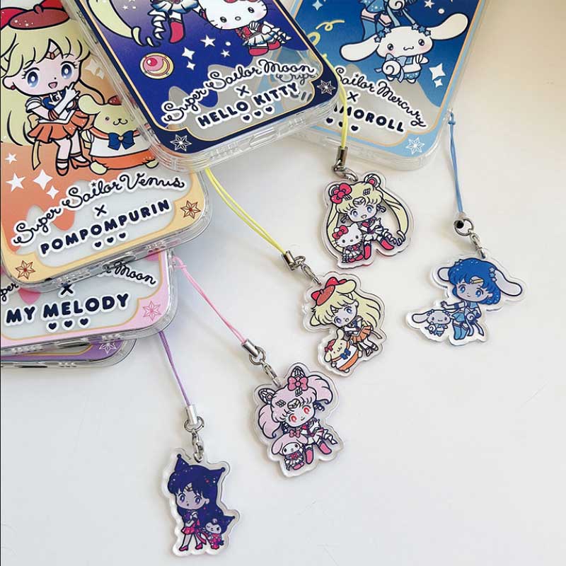 Kawaii Anime iPhone Cases with Charms