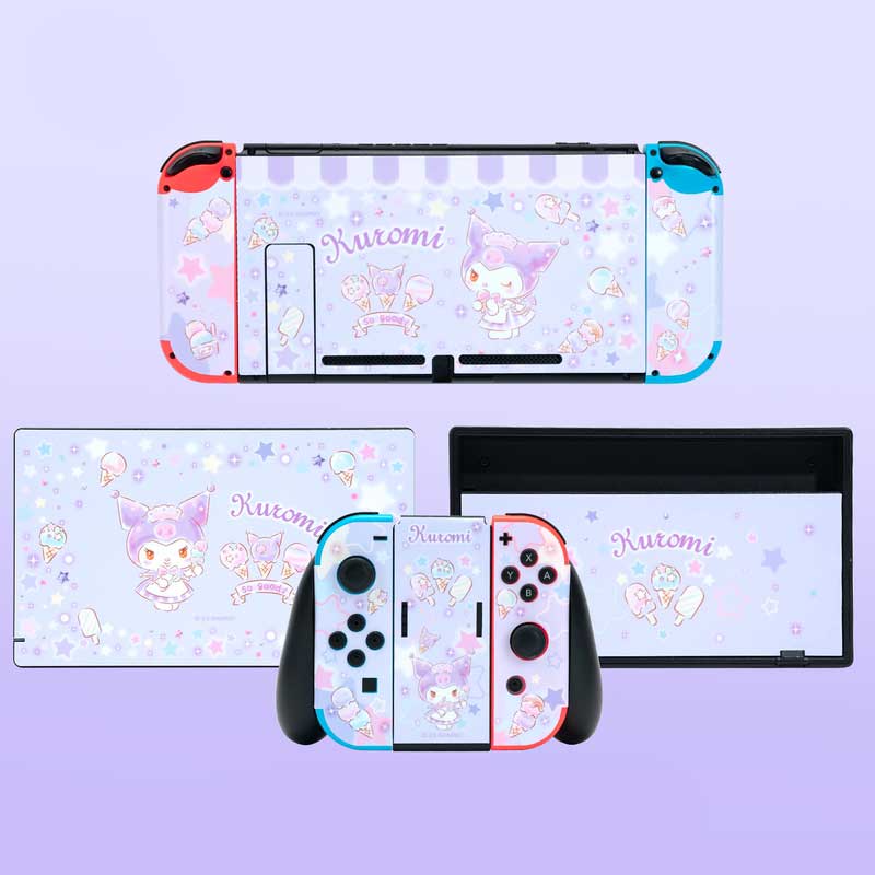 Sanrio Official Licensed Kuromi Switch Skin Cover Cute Sanrio Switch OLED Wrap Stickers (19)