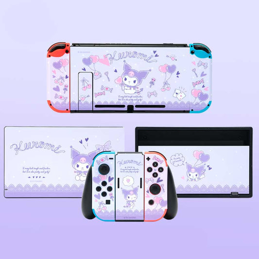 Sanrio Official Licensed Kuromi Switch Skin Cover Cute Sanrio Switch OLED Wrap Stickers (20)