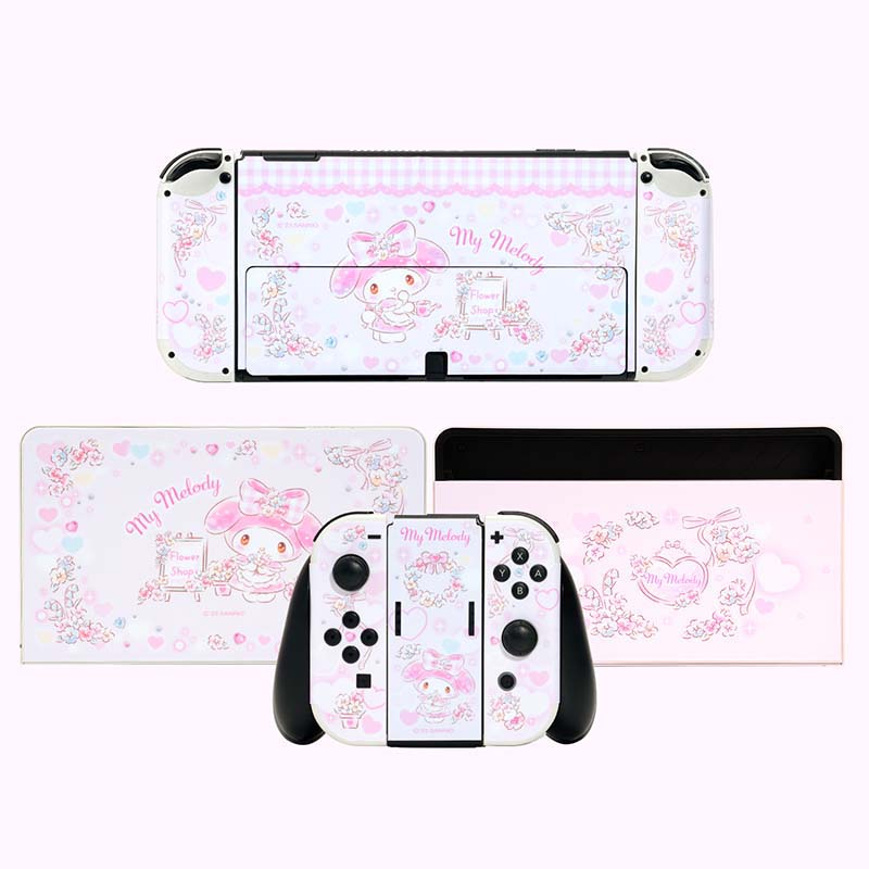 Sanrio Official Licensed My Melody Switch Skin Cover Cute Sanrio Switch OLED Wrap Stickers (19)