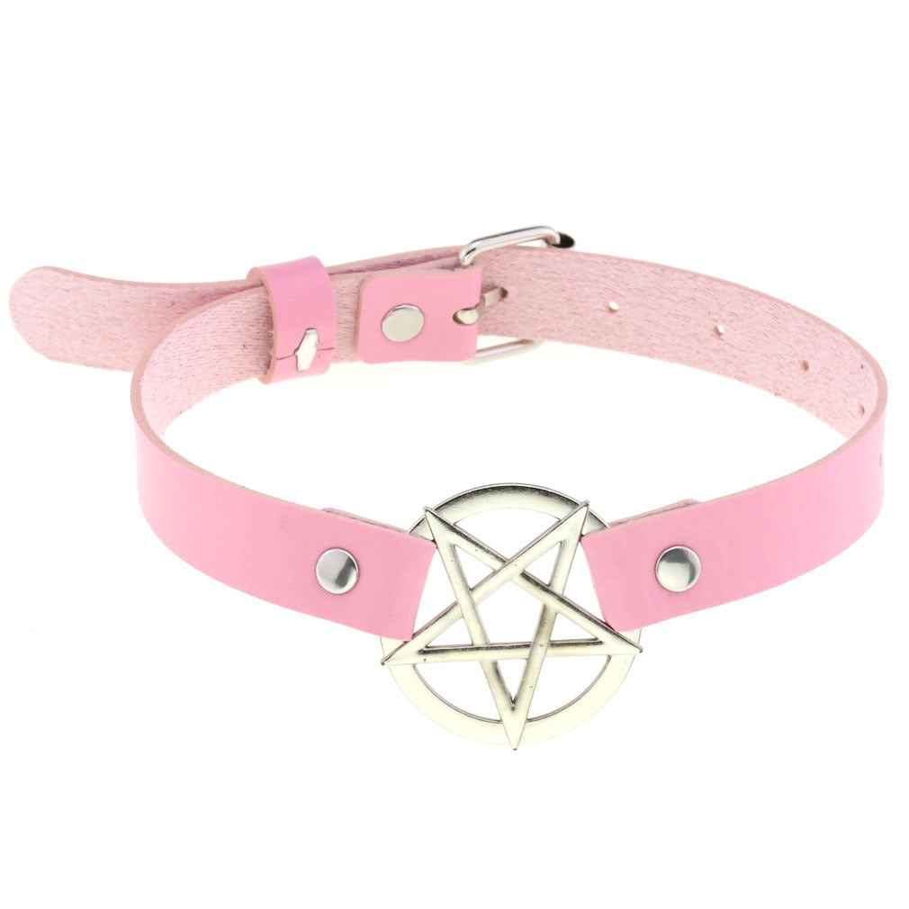 Light pink choker with various options