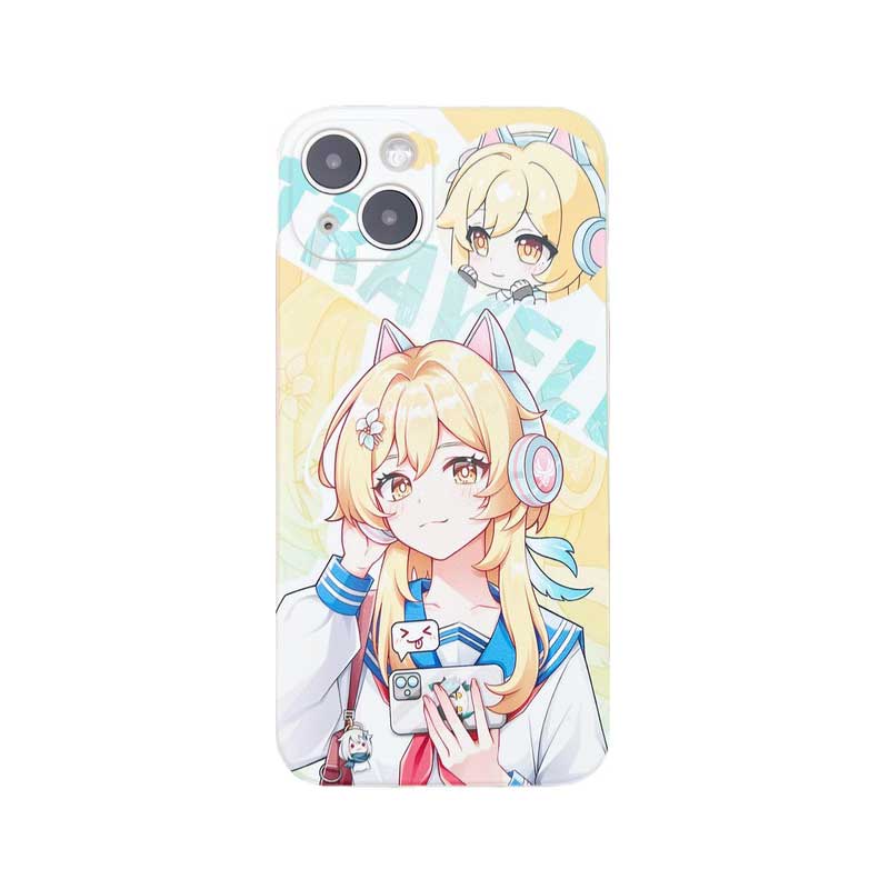 School Uniform Genshin Impact Phone Case Cute Genshin Impact Fanart iPhone Case (2)