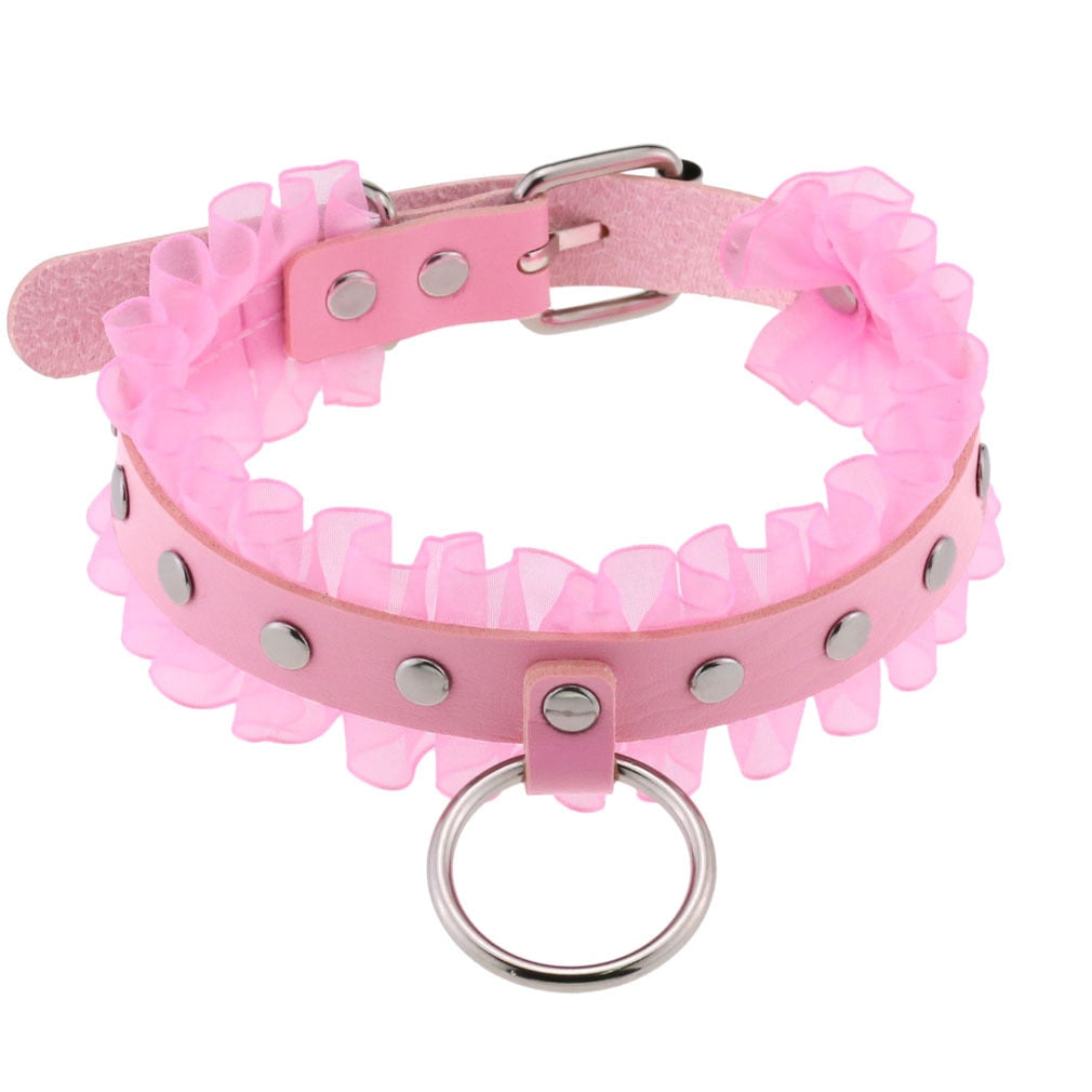 Light pink choker with various options