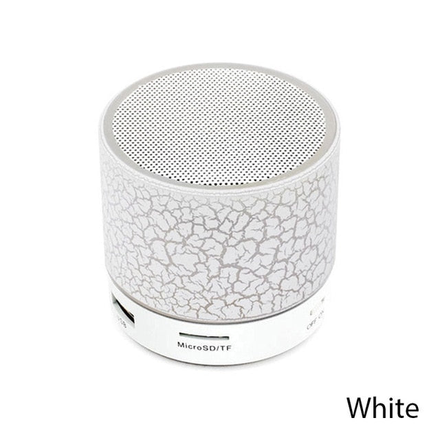 Crack LED Bluetooth Speaker - Portable, Colorful