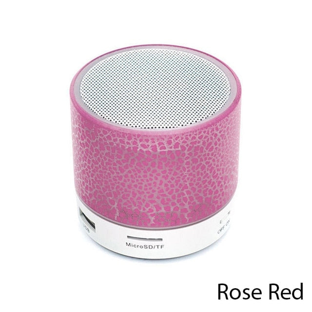 Crack LED Bluetooth Speaker - Portable, Colorful