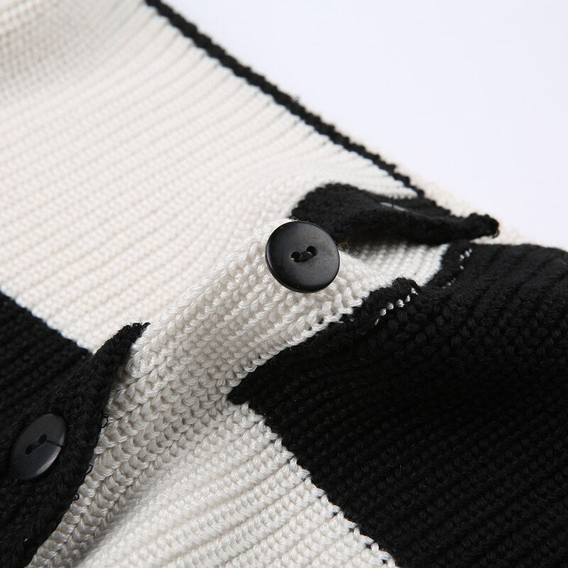 Patchwork Fishnet Sweater - Size Chart Included