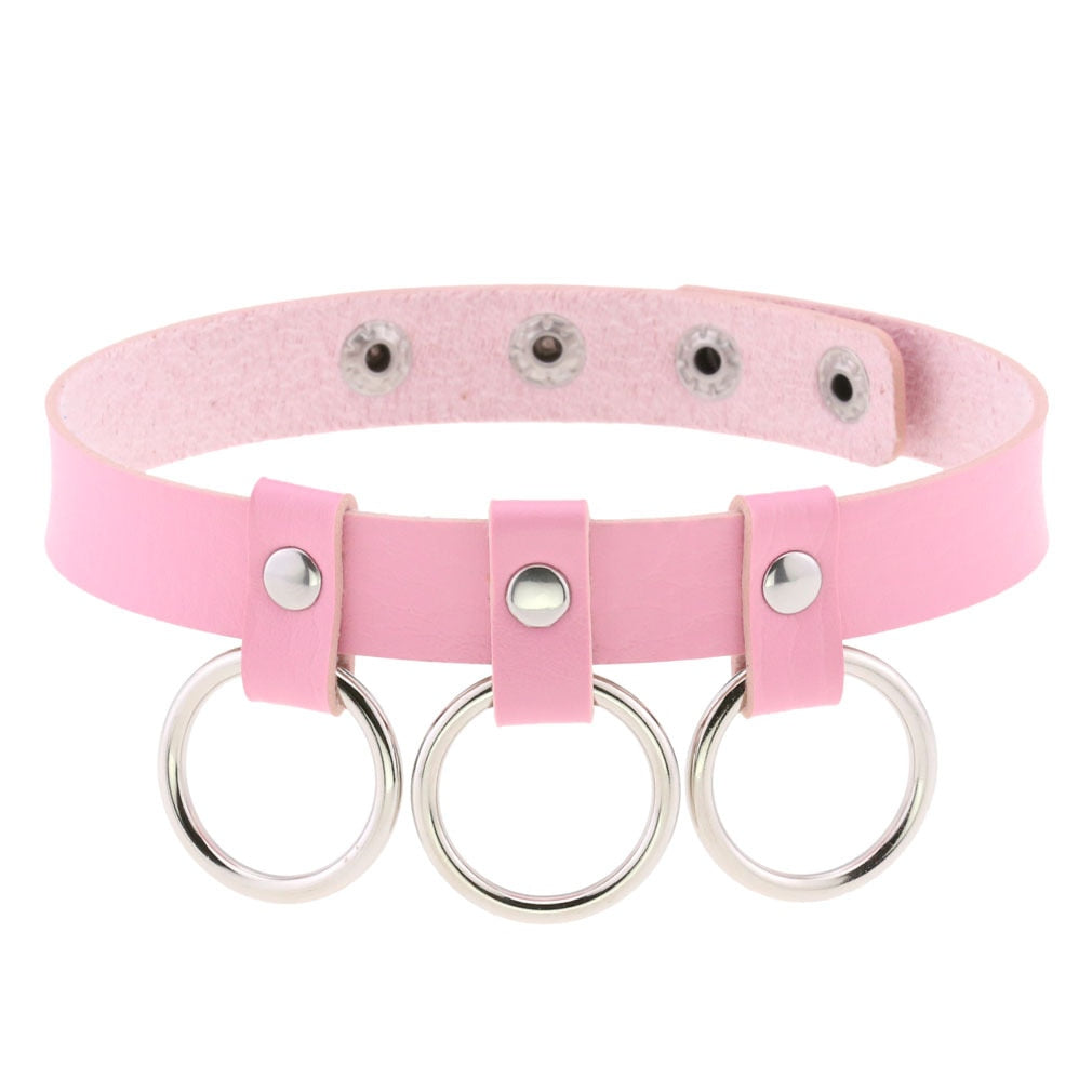 Light pink choker with various options