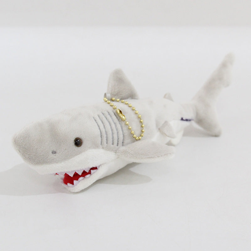 Shark Plush Key Chain Hammerhead Sharks Plushie Pendant (2)