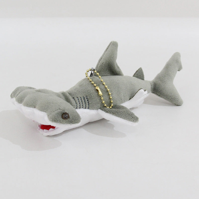 Shark Plush Key Chain Hammerhead Sharks Plushie Pendant (3)
