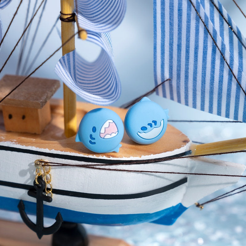 Shark Switch Thumb Grips Sea Shells Joystick Covers Switch OLED Analog Caps (2)