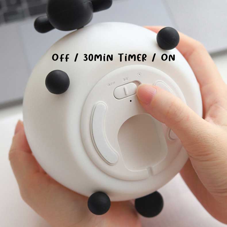 Rechargeable Rabbit Night Light with Timer