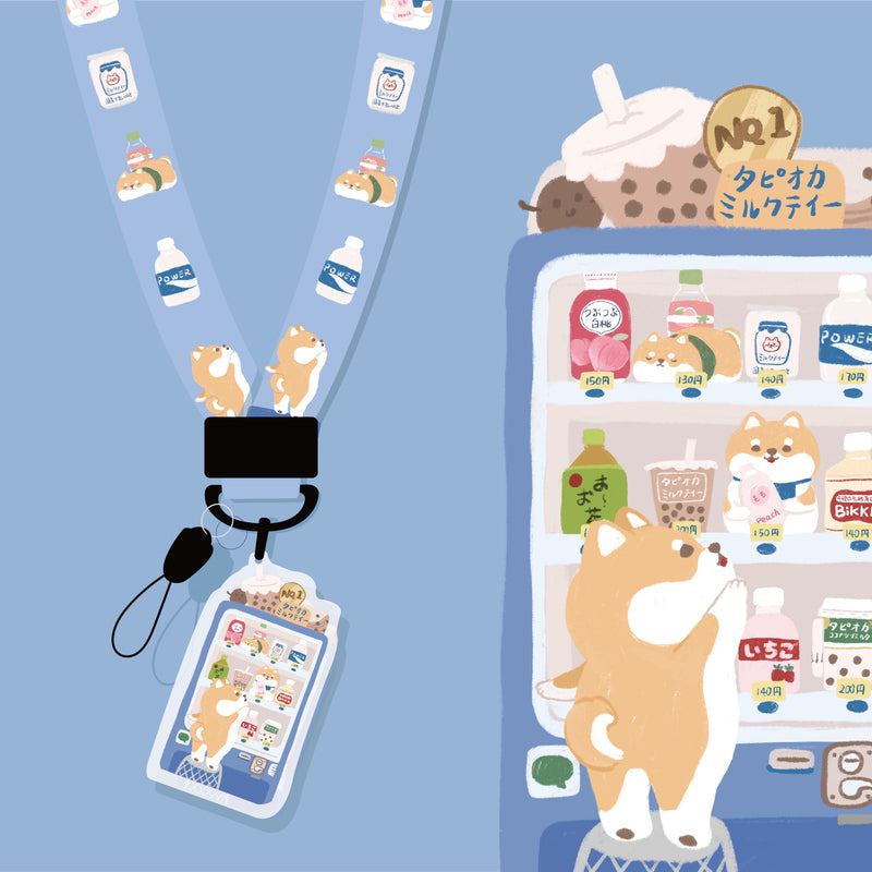 Shiba Inu Dog Keychain Lanyard Wristlet Cute Phone Straps Cute Animal Lanyard Necklace Gift for Dog Lovers (8)