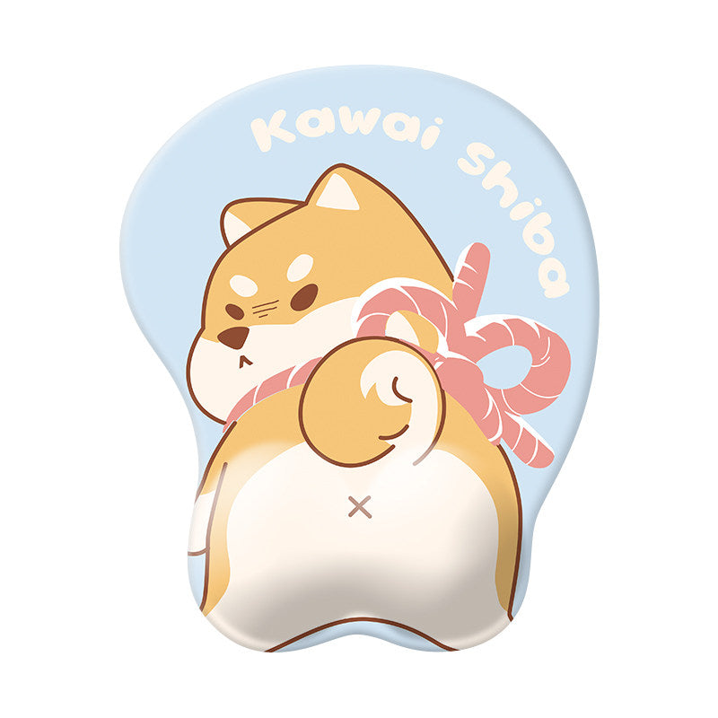 Dog Mouse Pad & Keyboard Wrist Rest