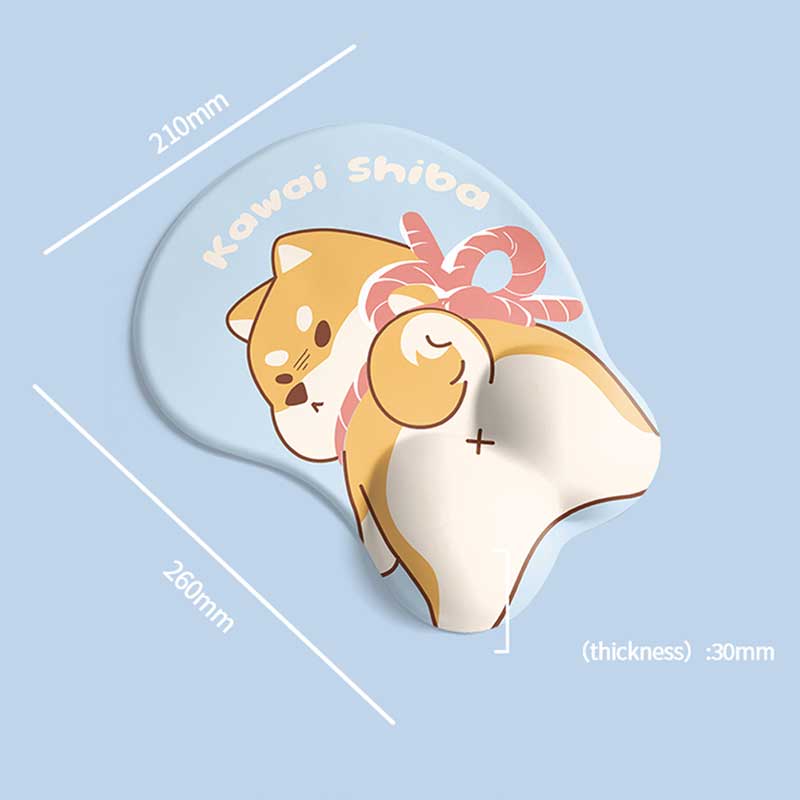 Dog Mouse Pad & Keyboard Wrist Rest