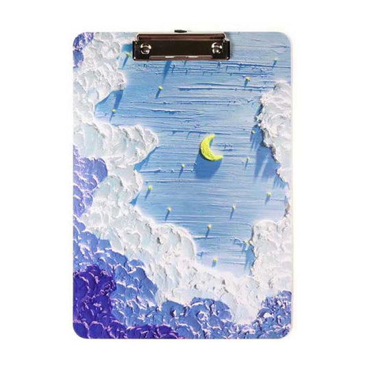 Sky Clipboards A4 Hardboard Night Sky School Writing Board Office Paper Clip Board (1)