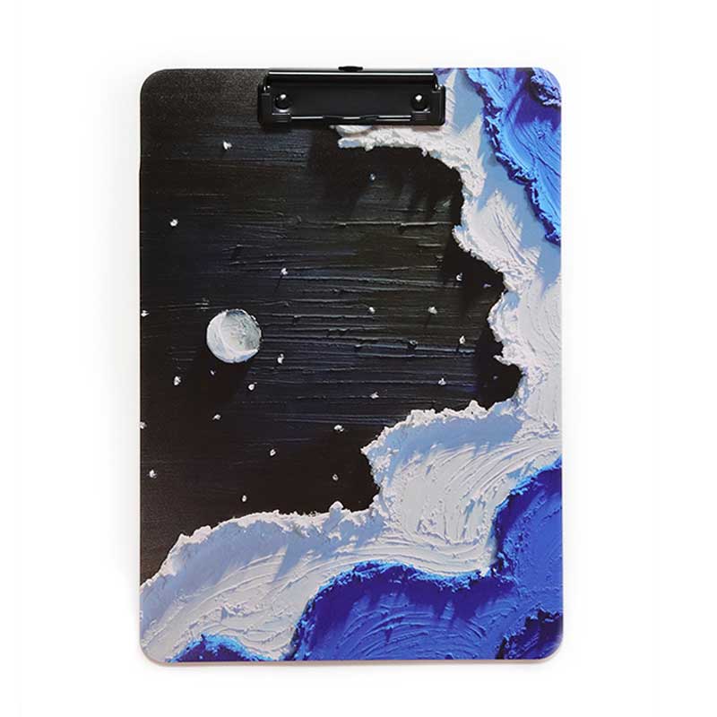 Sky Clipboards A4 Hardboard Night Sky School Writing Board Office Paper Clip Board (4)